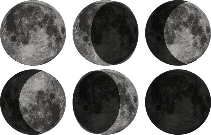 Lune phase lunaire soin énergétique collectif de lune pleine lune nouvelle lune